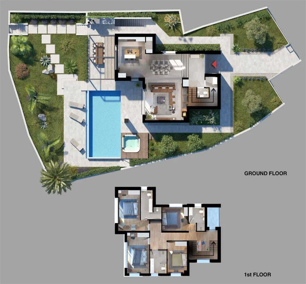 Modern Heated-Pool Villa in Čiovo (Slatine)