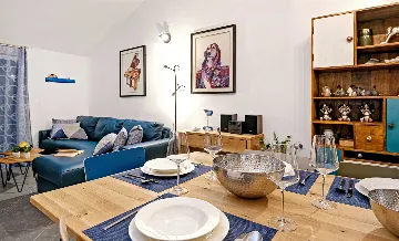 Seafront Villa in Splitska for 8 Guests