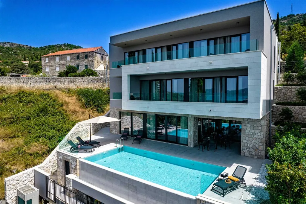 Modern Villa in Orašac with Private Heated Pool