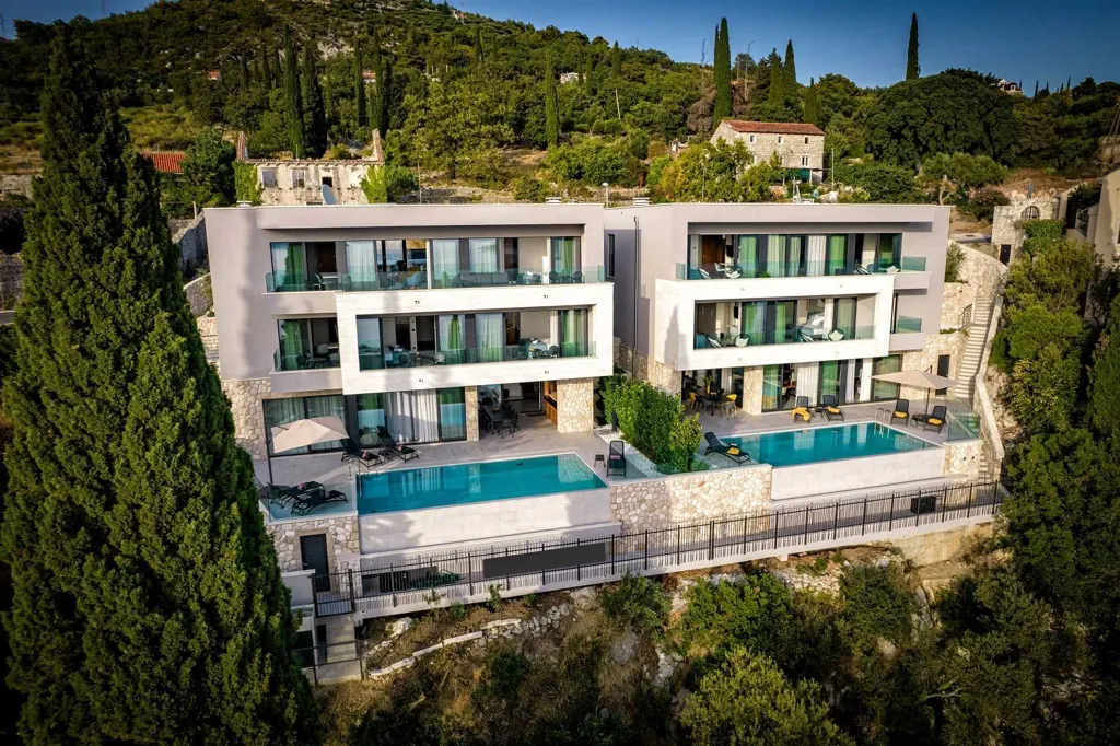 Modern Villa in Orašac with Private Heated Pool