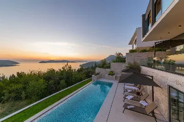 Luxury Villa in Orašac for Up to 10 Guests