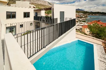 Mali Rat Villa with Heated Pool and Sea View