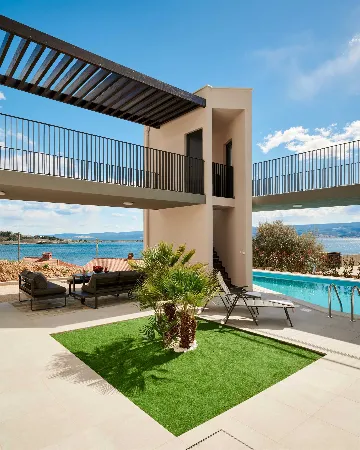 Mali Rat Villa with Heated Pool and Sea View