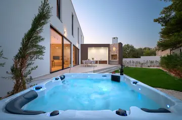 Primošten Villa with Heated Pool & Jacuzzi