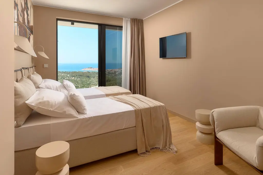 Primošten Villa with Heated Pool & Jacuzzi