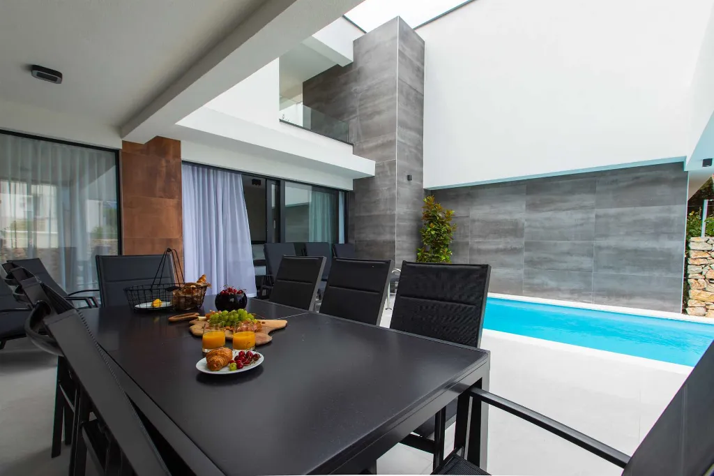 Private Pool Villa in Novalja for Up to 10 Guests