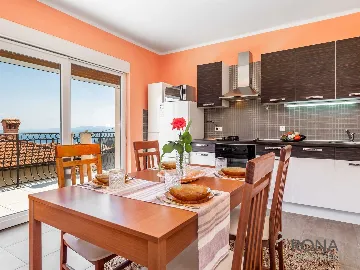 Rijeka Apartment for 4 with Partial Sea Views