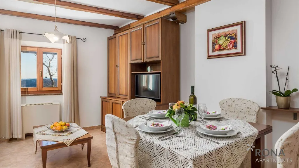 Apartment in Boljun, Croatia for Up to 4 Guests