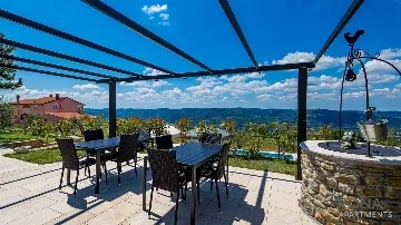 Buzet Apartment with Balcony for 3 Guests