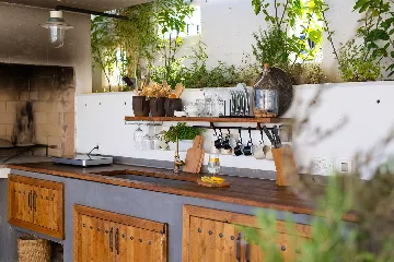 Villa for 7 Guests in Vrbnik with Pool and Sea View