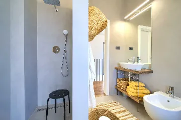 Villa for 7 Guests in Vrbnik with Pool and Sea View