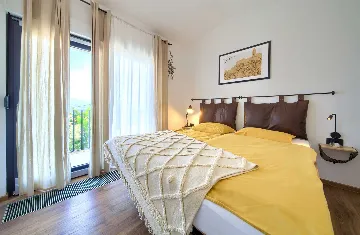 Villa for 7 Guests in Vrbnik with Pool and Sea View