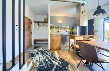 Villa for 7 Guests in Vrbnik with Pool and Sea View