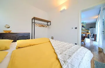 Villa for 7 Guests in Vrbnik with Pool and Sea View