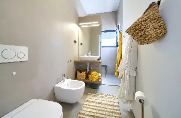 Villa for 7 Guests in Vrbnik with Pool and Sea View