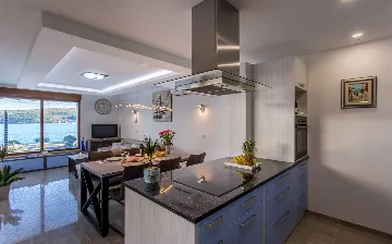 Sea-View Villa with Pool in Čižići (Krk)