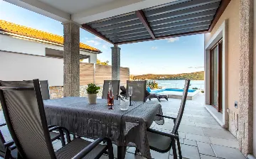 Sea-View Villa with Pool in Čižići (Krk)