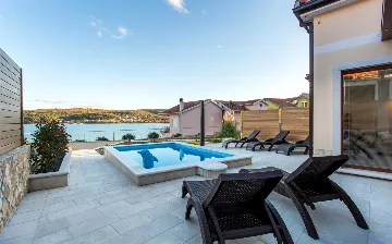 Sea-View Villa with Pool in Čižići (Krk)