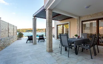Sea-View Villa with Pool in Čižići (Krk)