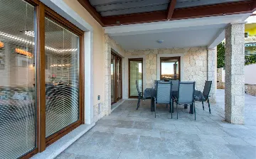 Sea-View Villa with Pool in Čižići (Krk)