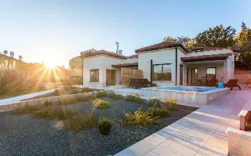 Sea-View Villa with Pool in Čižići (Krk)