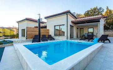 Sea-View Villa with Pool in Čižići (Krk)