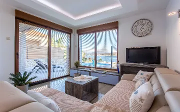 Sea-View Villa with Pool in Čižići (Krk)