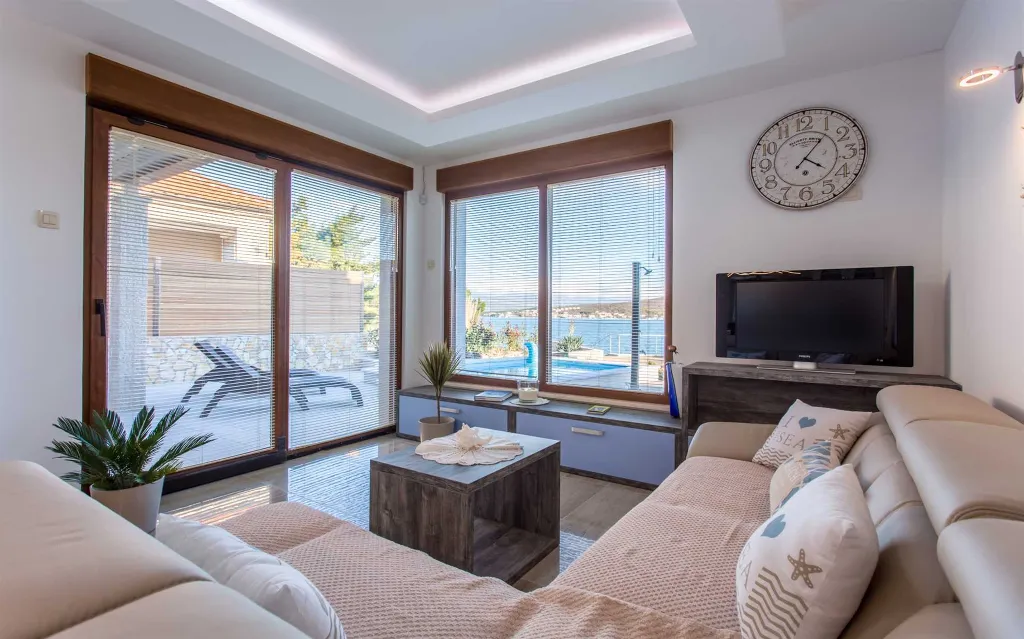 Sea-View Villa with Pool in Čižići (Krk)