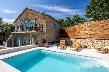 Stone Villa with Private Pool in Klimno (Krk)