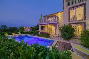 Villa with Heated Pool and Sea Views in Klimno