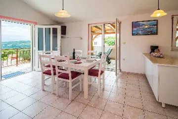 Sužan (Krk) Villa with Sea View and Pool