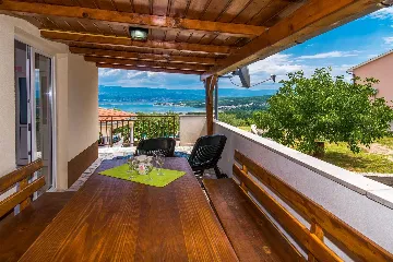 Sužan (Krk) Villa with Sea View and Pool