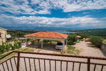 Sužan (Krk) Villa with Sea View and Pool