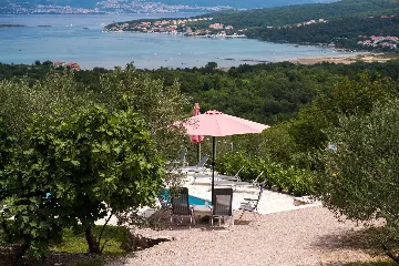 Sužan (Krk) Villa with Sea View and Pool