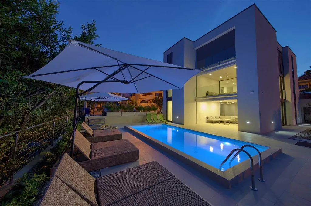 Villa in Krk, Croatia with Heated Pool