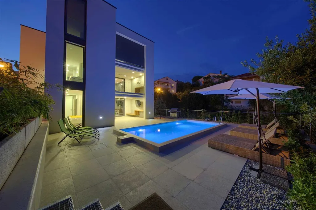 Villa in Krk, Croatia with Heated Pool