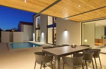 Modern 4-Bedroom Villa with Heated Pool in Klimno