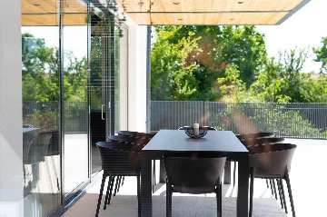 Modern 4-Bedroom Villa with Heated Pool in Klimno