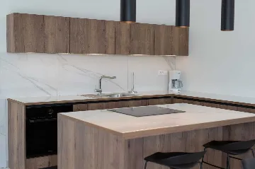 Modern 4-Bedroom Villa with Heated Pool in Klimno