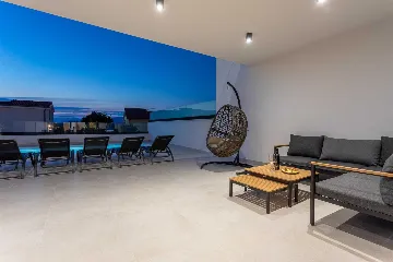 Heated-Pool Villa with Sea Views in Klimno (Krk)