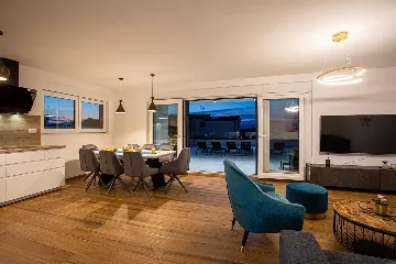 Heated-Pool Villa with Sea Views in Klimno (Krk)