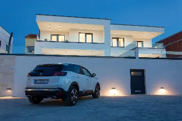 Heated-Pool Villa with Sea Views for 8 in Klimno