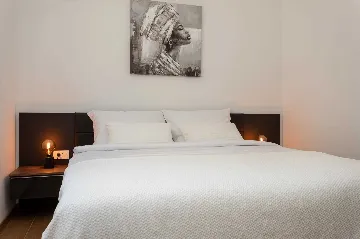 Heated-Pool Villa with Sea Views for 8 in Klimno