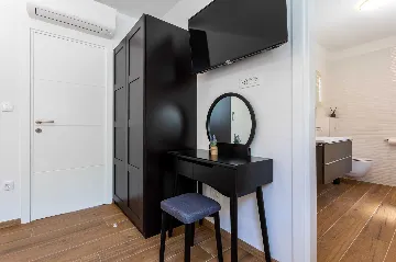 Heated-Pool Villa with Sea Views for 8 in Klimno