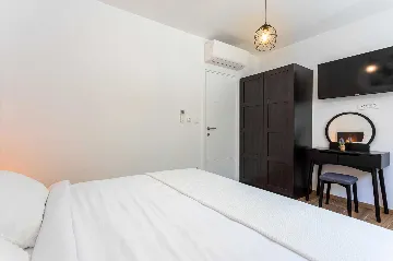 Heated-Pool Villa with Sea Views for 8 in Klimno