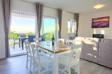 Poljica (Krk) Villa with Private Pool & Sea View