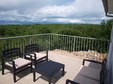 Poljica (Krk) Villa with Private Pool & Sea View