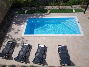 Poljica (Krk) Villa with Private Pool & Sea View