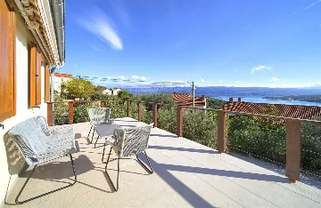 Villa with Pool and Sea View for 6 in Sužan