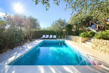 Villa with Pool and Sea View for 6 in Sužan